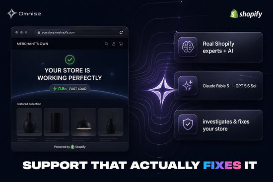 Omnise — support that actually fixes it