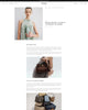 (Template) - Mara - Bags Blog Post Page Template for Shopify | BeAe