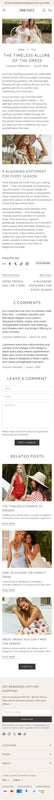 (Template) - Claré - Clothing Blog Post Page Template for Shopify | BeAe