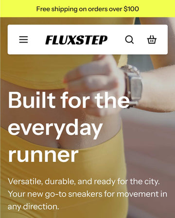 Fluxstep - Shoes Homepage Template for Shopify | Omnise