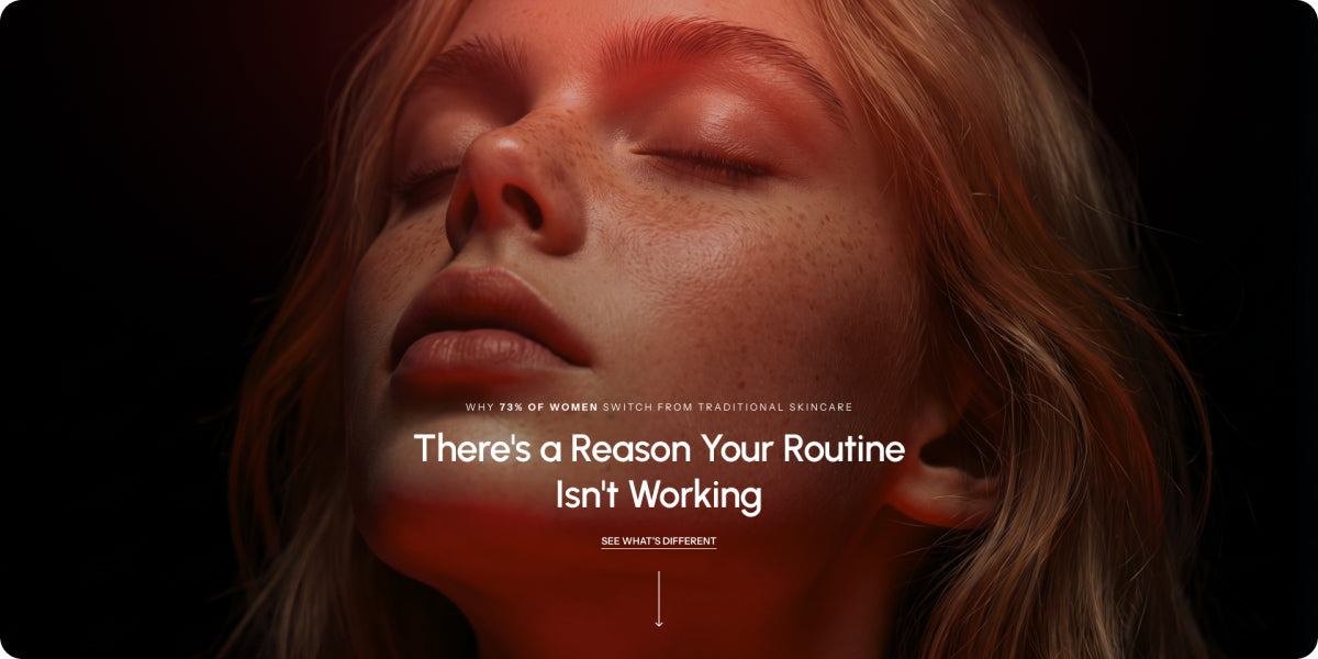 Challenge current skincare routine Section for Shopify | Omnise