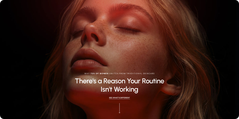 Challenge current skincare routine Section for Shopify | Omnise