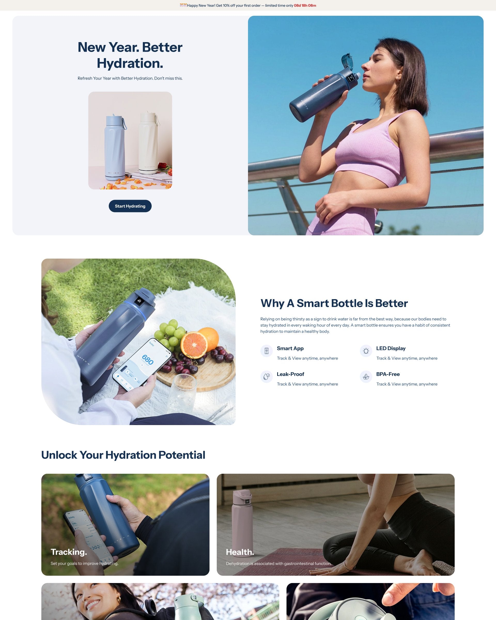 Hydra - Wellness Landing Page Template for Shopify | Omnise
