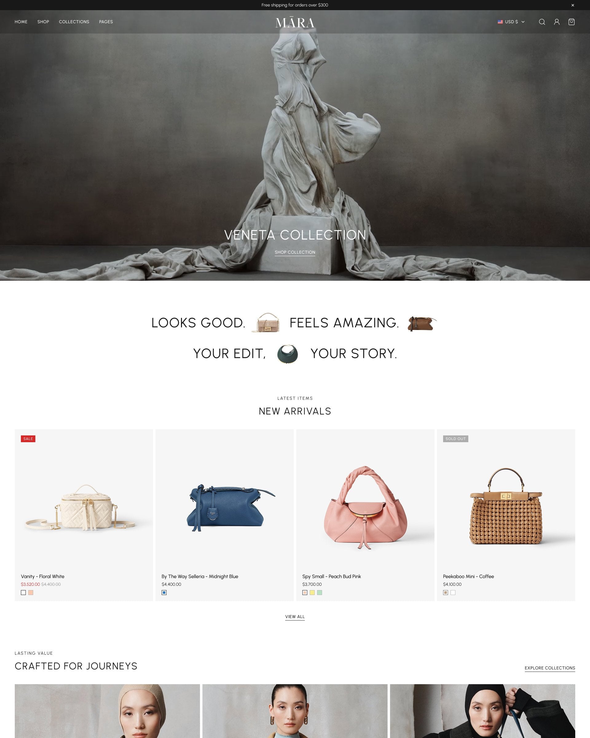 Mara - Bags Homepage