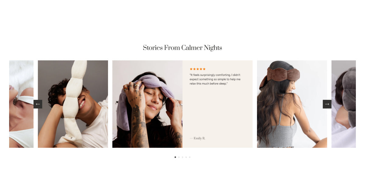 Engage with story-led slider Section for Shopify | Omnise