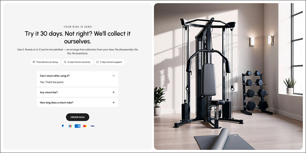 Remove post-purchase regret Section for Shopify | Omnise
