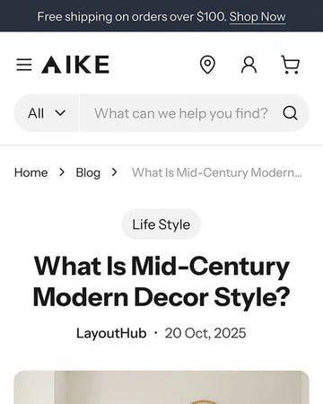 (Template) - Aike - Home & Decor Blog Post Page Template for Shopify | BeAe