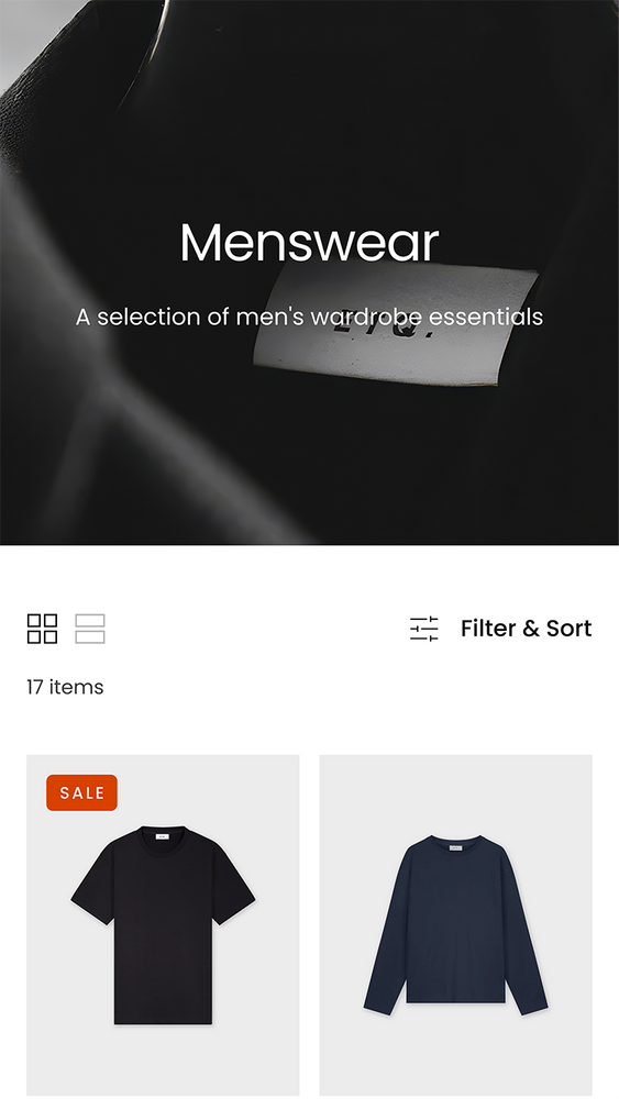 Arche - Clothing Collection Page Template for Shopify | Omnise
