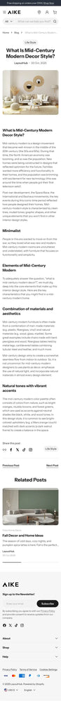 Norden - Home Blog post page Template for Shopify | Omnise