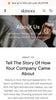 Skinora - Beauty About Page Template for Shopify | Omnise
