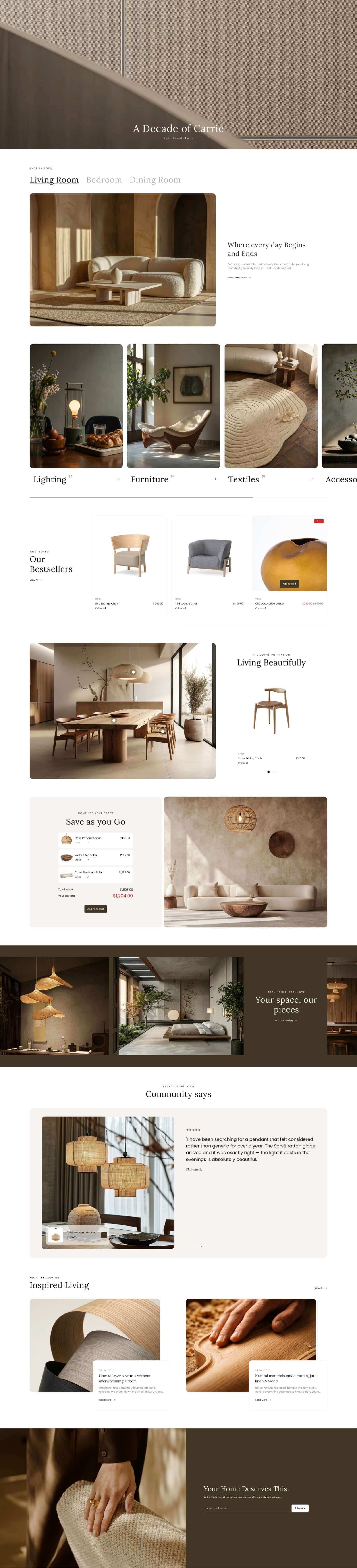 Sorvé - Home Homepage Template for Shopify | Omnise