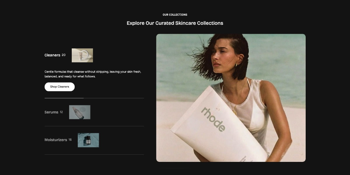 Simplify category discovery Section for Shopify | Omnise